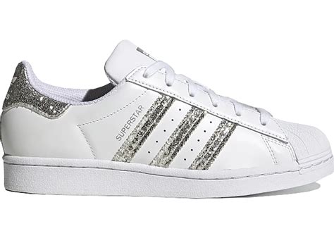 adidas superstar glitter zwart|adidas superstar silver glitter.